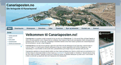 Desktop Screenshot of canariaposten.no